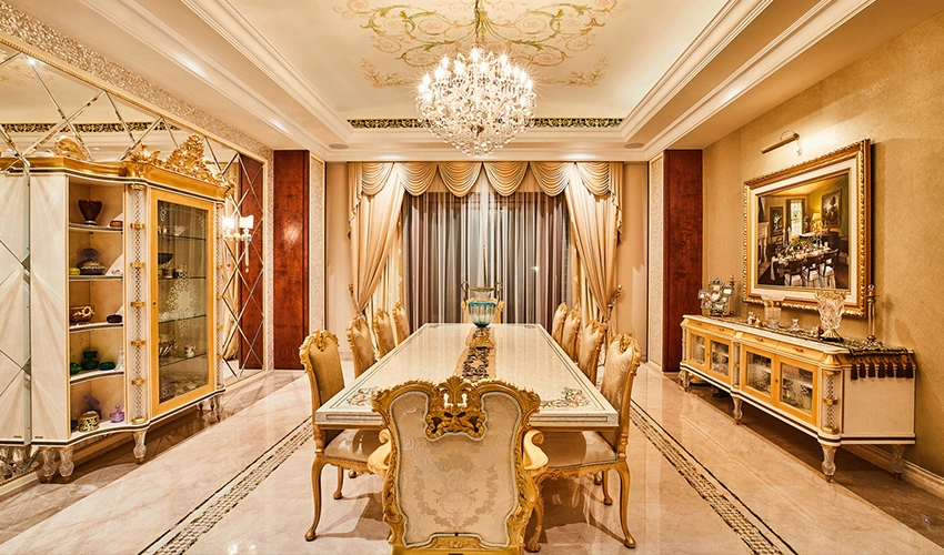 Palatial Jewel Stones as Design Elements