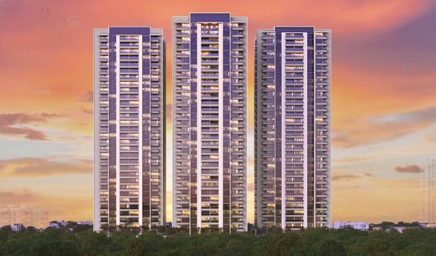 Exterior view of luxury 3 BHK in Pimple Nilakh &ndash; 24K Manor