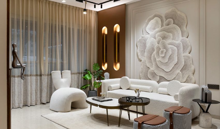 Modern 4BHK flat in Baner with open layout and luxury interiors