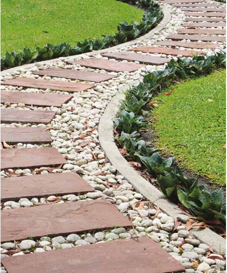 Secret garden with reflexology path and meditation pavilion at 24K Manor Pune