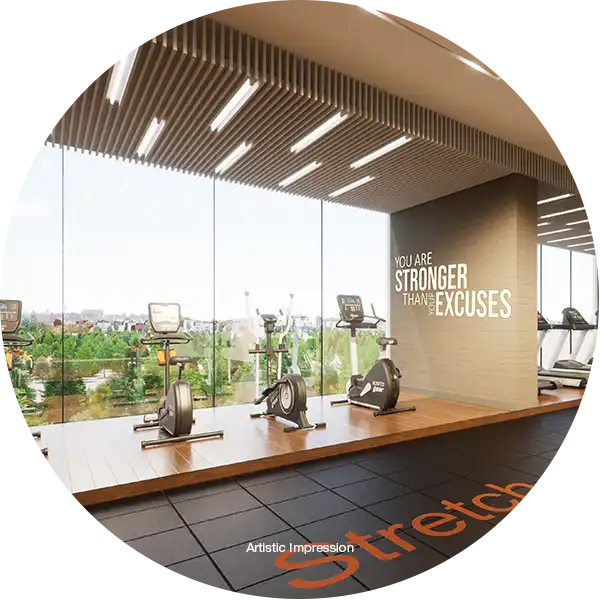 Modern gym amenities for a healthy lifestyle in your Baner 3 BHK flat.