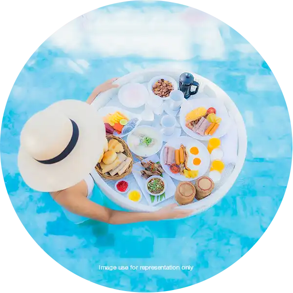 Relax and unwind at the spa leisure pool – exclusive to Kolte Patil 24K residents.