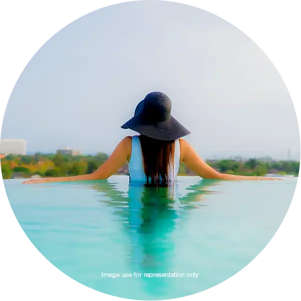 Swimming pool and recreation zone in properties in Baner