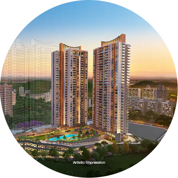 Admire luxury homes for sale in Pune – Front View Twilight