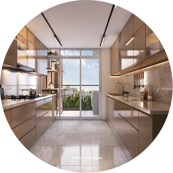 Premium properties in Pune begin with modern kitchen aesthetics