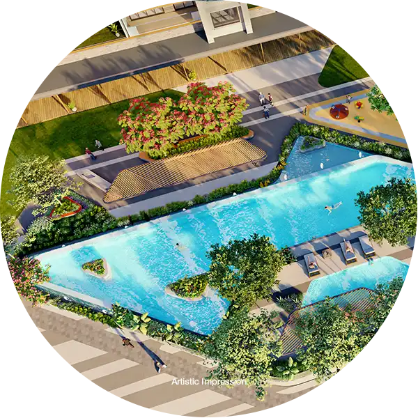 Dive into the best of Pune real estate with our signature swimming pool
