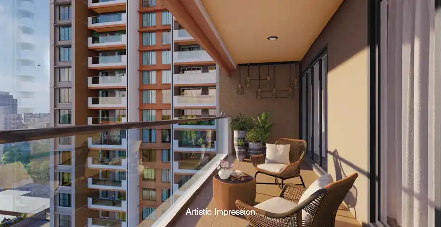 Skyline view from luxury apartments and properties in Baner