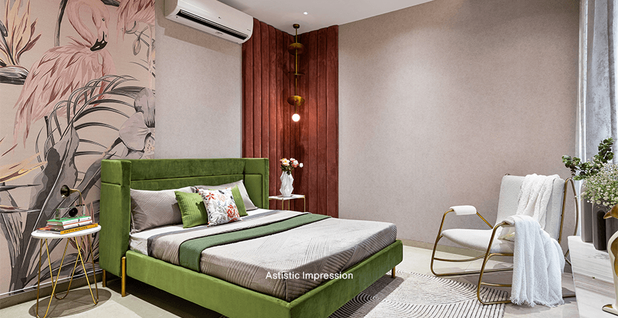 Spacious Bedroom 1 layouts in upcoming residential projects in Pune.