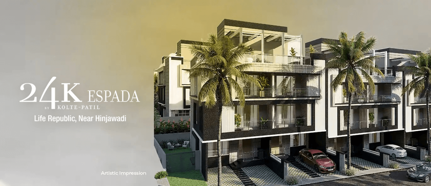 Modern 5 BHK row house for sale in Pune – 24K Espada township