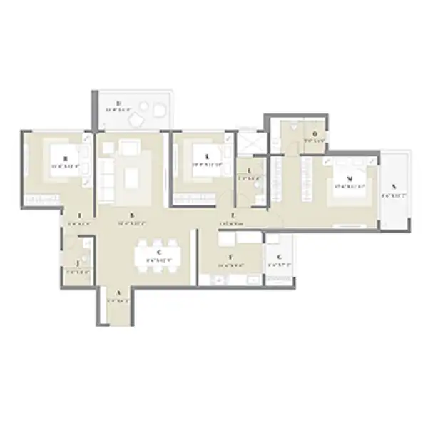 Discover Unit Plan 5 — Luxury 3 BHK apartments Pune