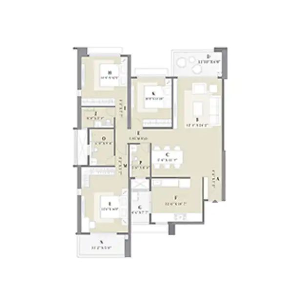 Unit Plan 22 curated from top Kolte Patil projects